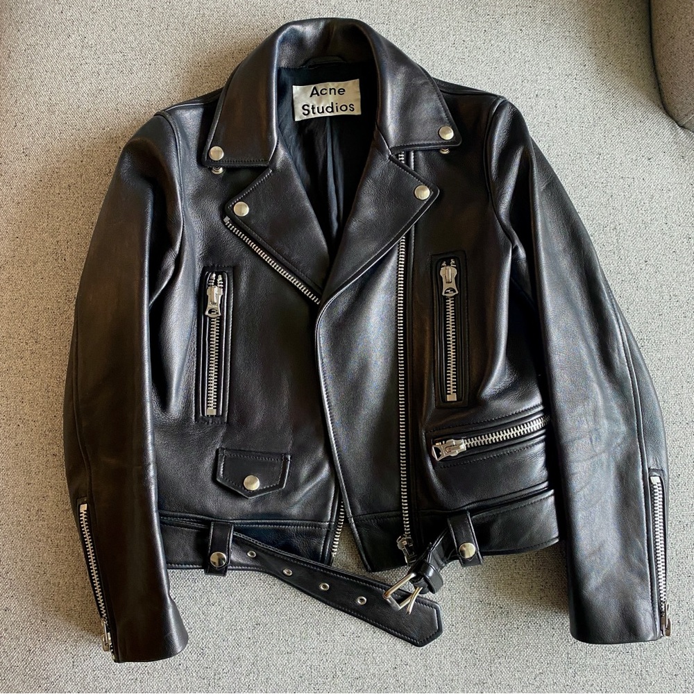 Acne Studios Biker Leather Jacket